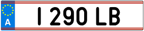 Truck License Plate